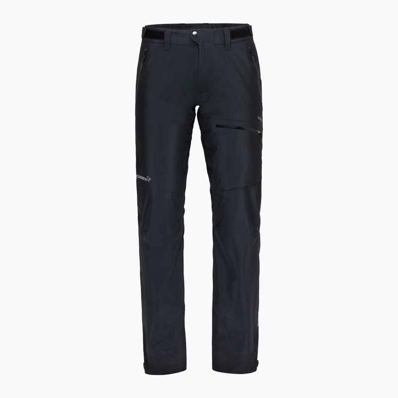 Men's trekking trousers NORRONA Falketind Gore-Tex caviar black 4
