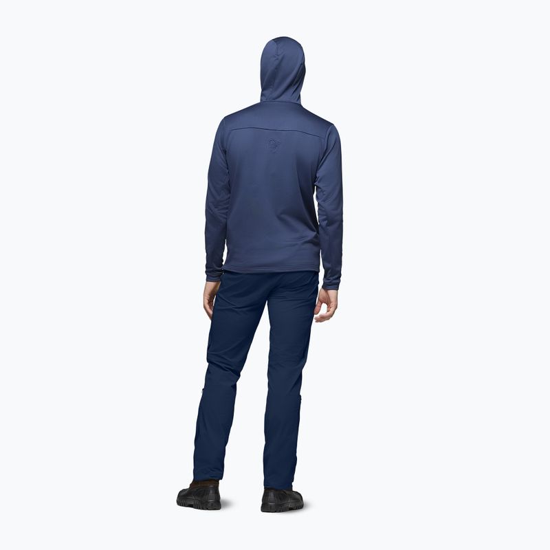 Men's trekking sweatshirt NORRONA Falketind Warm2 Stretch Hood indigo night 3