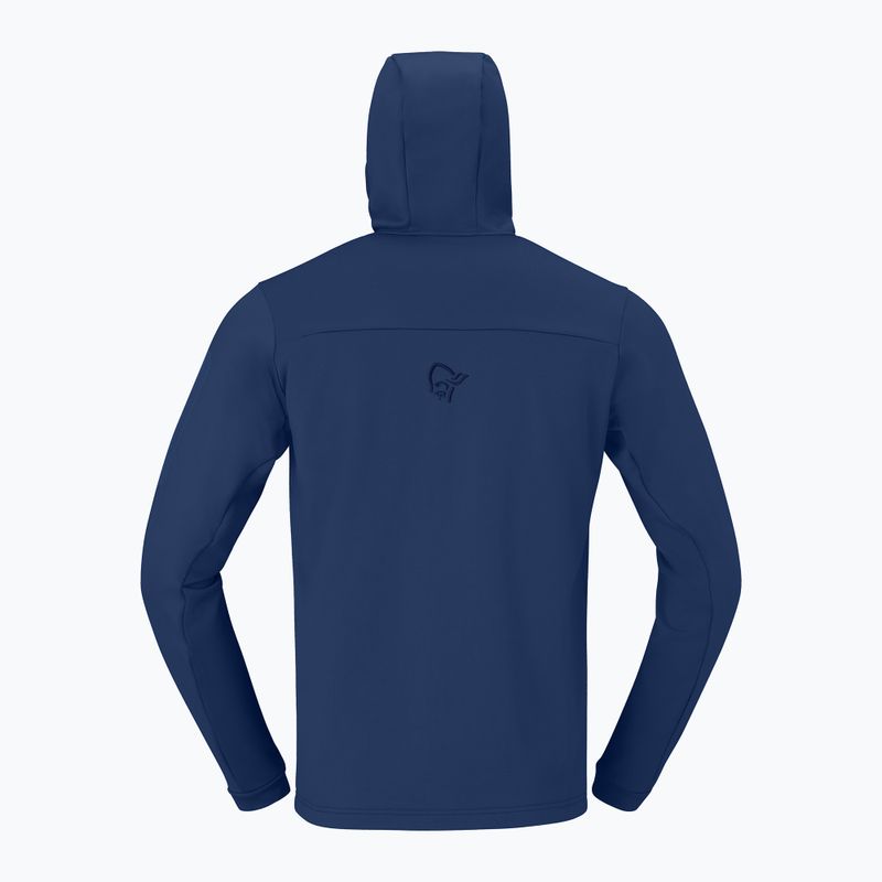 Men's trekking sweatshirt NORRONA Falketind Warm2 Stretch Hood indigo night 6