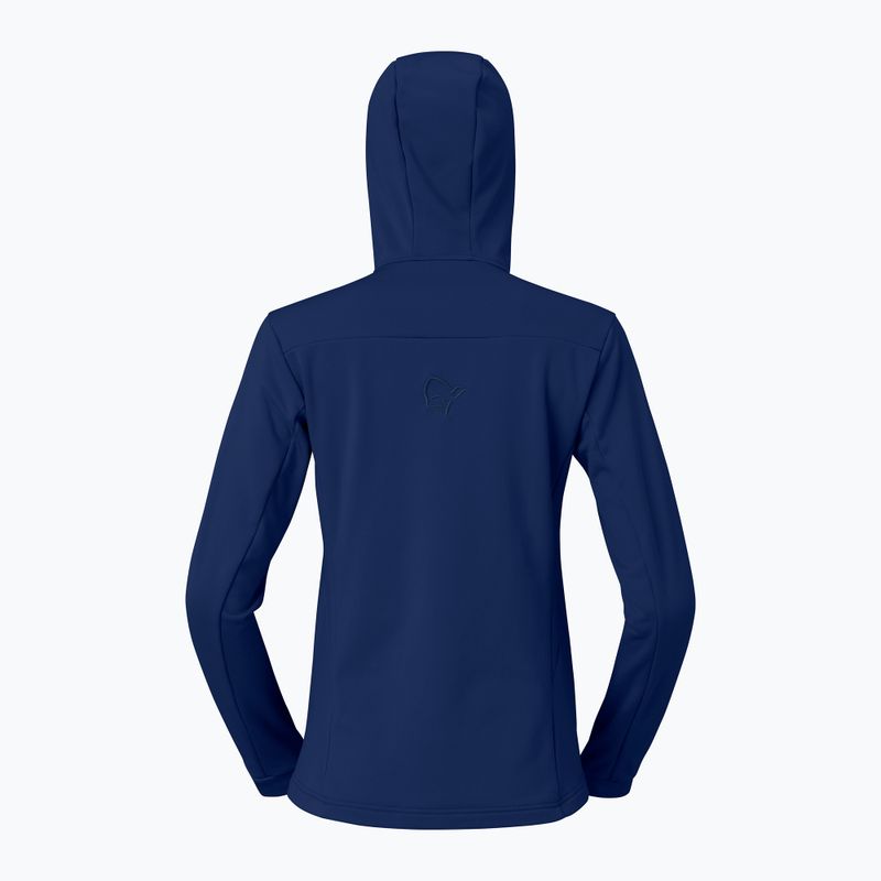 Women's trekking sweatshirt NORRONA Falketind Warm2 Stretch Hood indigo night 6
