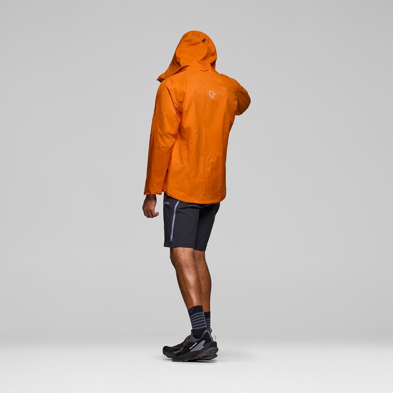 Men's waterproof jacket NORRONA Falketind Dri1 gold flame 3