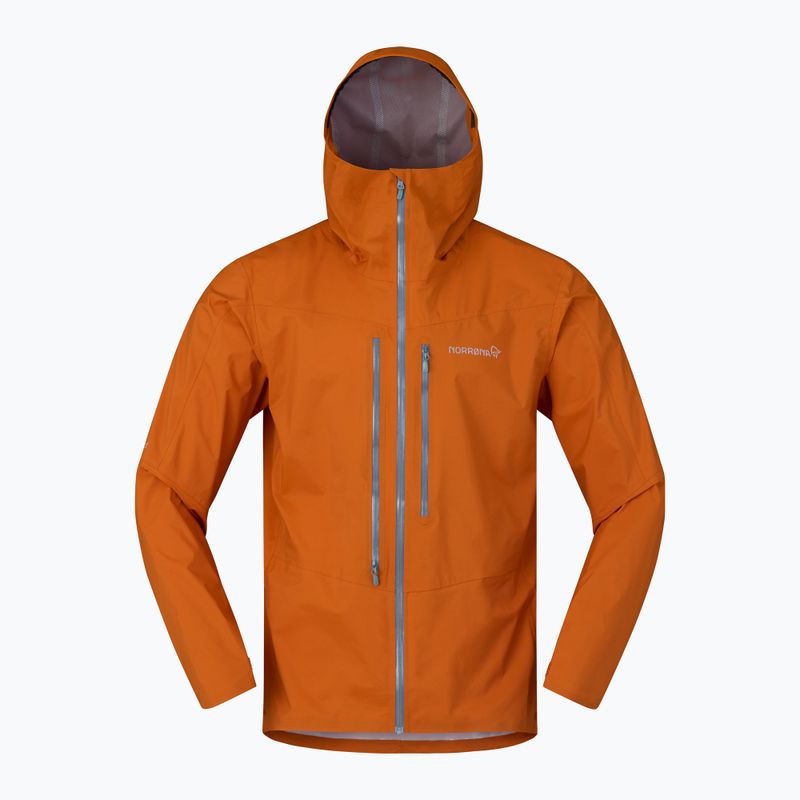 Men's rain jacket NORRONA Falketind Dri1 gold flame 6