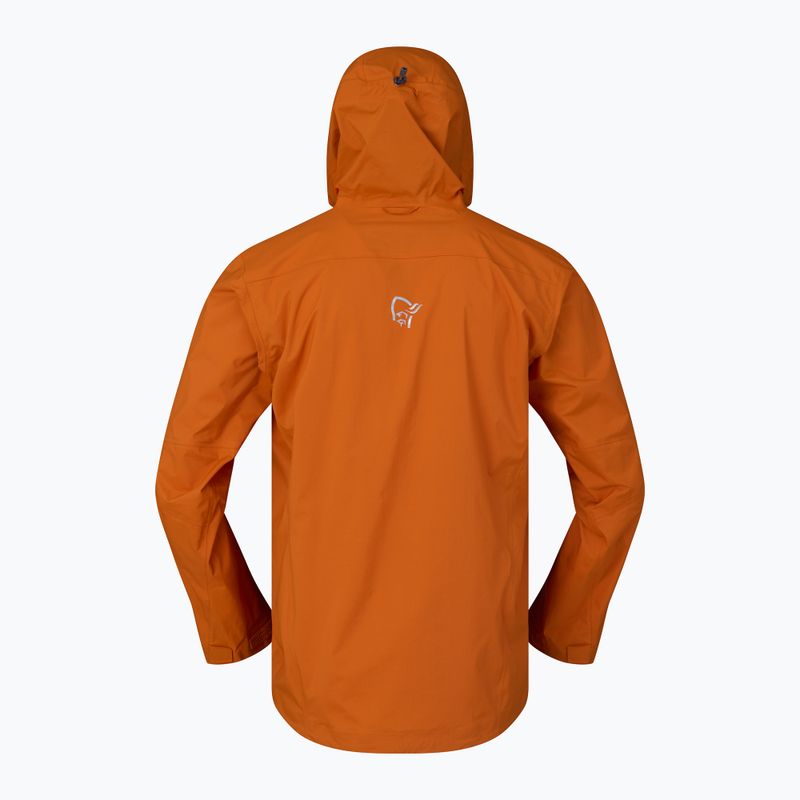 Men's rain jacket NORRONA Falketind Dri1 gold flame 7