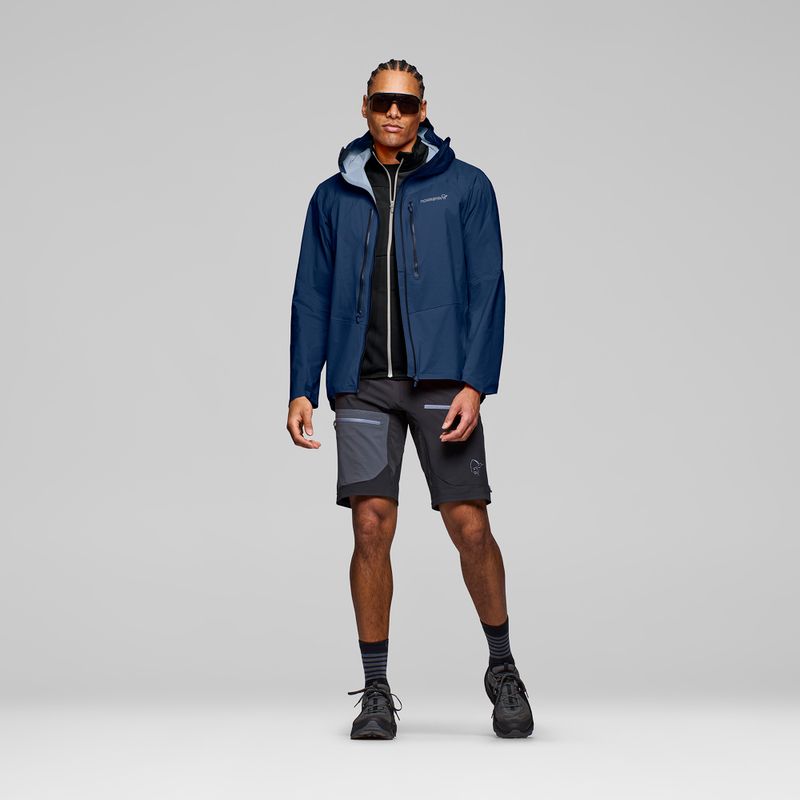 Men's rain jacket NORRONA Falketind Dri1 indigo night 2