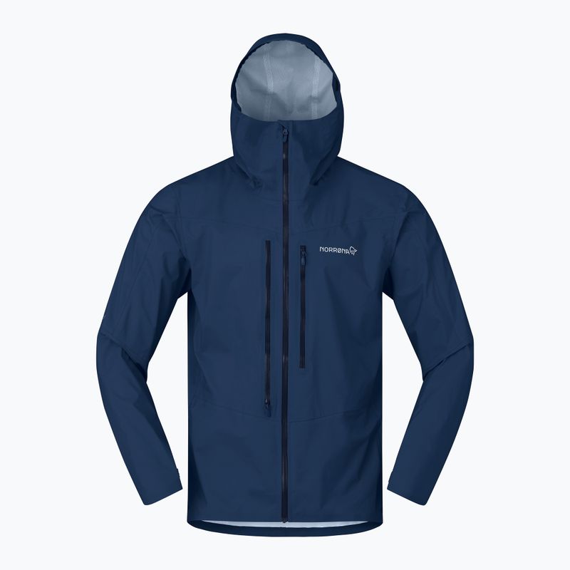 Men's rain jacket NORRONA Falketind Dri1 indigo night 6