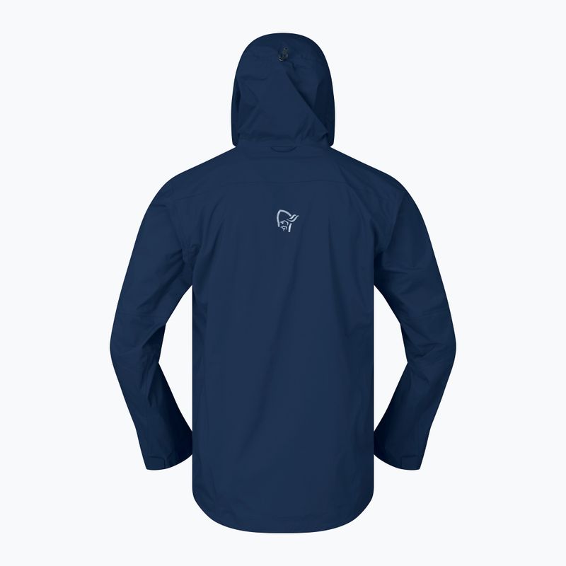 Men's waterproof jacket NORRONA Falketind Dri1 indigo night 7