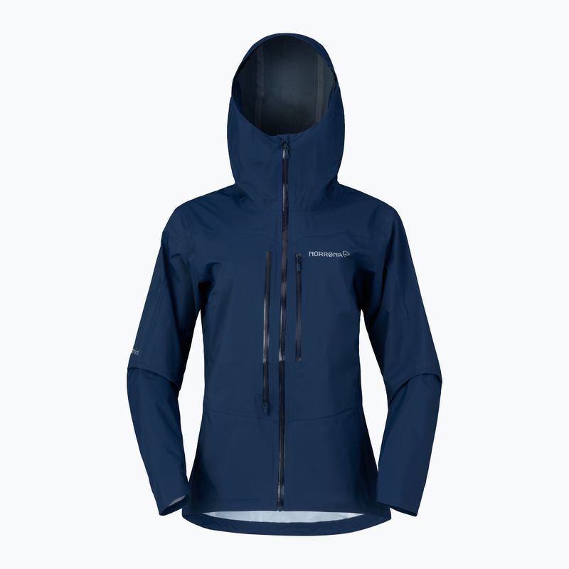 Women's rain jacket NORRONA Falketind Dri1 indigo night 5