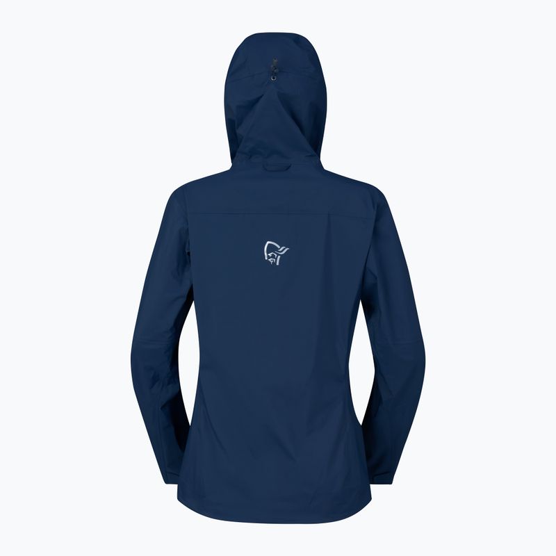 Women's rain jacket NORRONA Falketind Dri1 indigo night 6