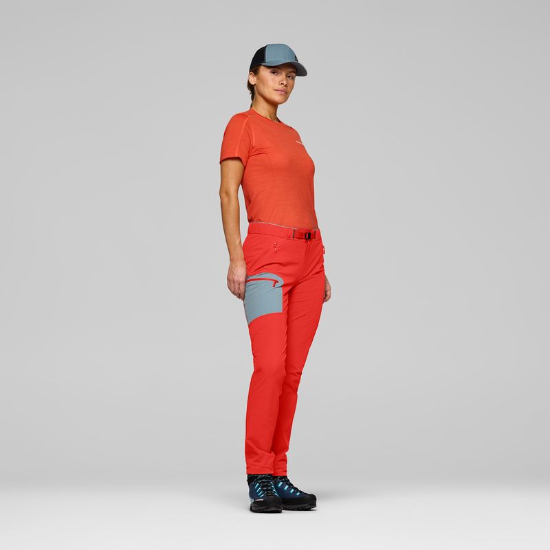 Women's trekking trousers NORRONA Falketind Flex1 Light aura orange 4