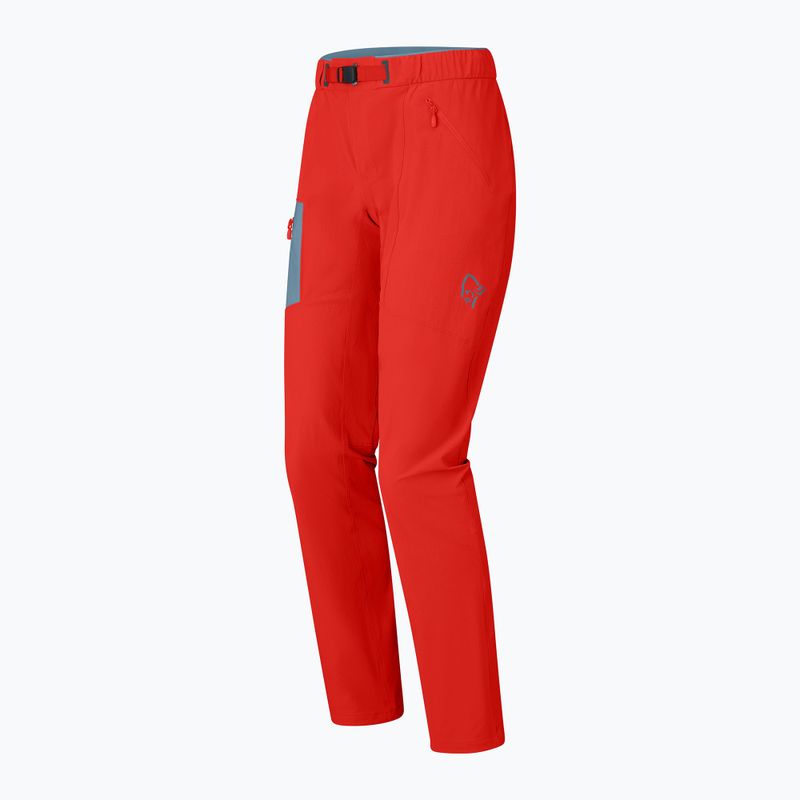 Women's trekking trousers NORRONA Falketind Flex1 Light aura orange 8