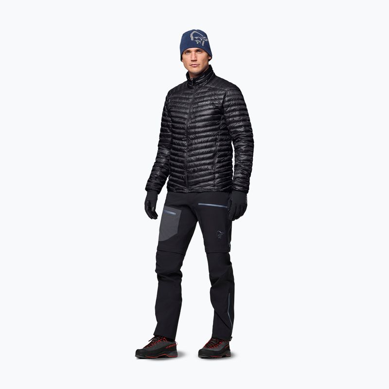 Men's down jacket NORRONA Trollveggen Down800 Super Light caviar black 2