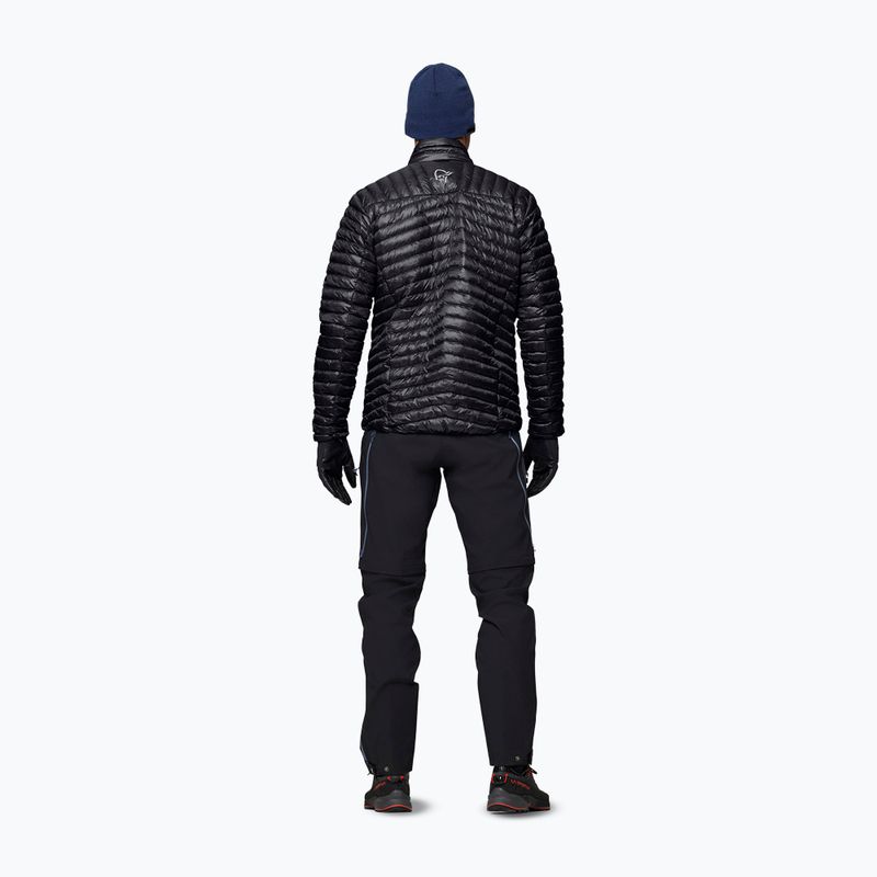 Men's down jacket NORRONA Trollveggen Down800 Super Light caviar black 3