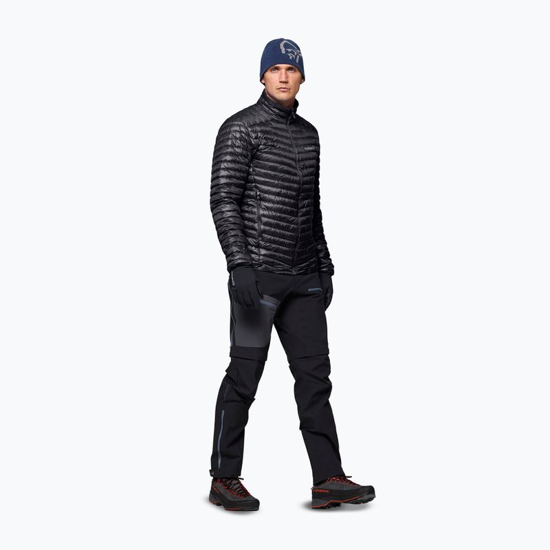 Men's down jacket NORRONA Trollveggen Down800 Super Light caviar black 4