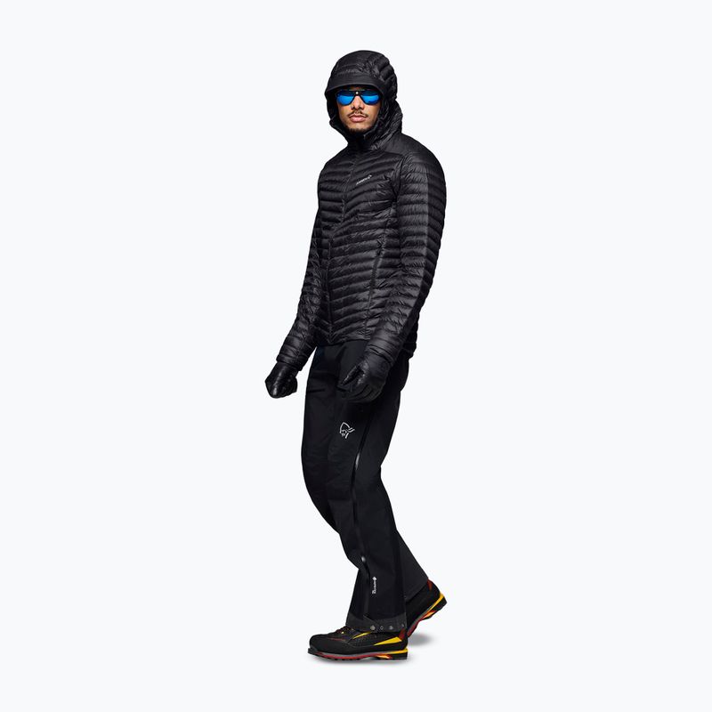Men's down jacket Norrona Trollveggen Down800 Super Light Hood Caviar Black 4