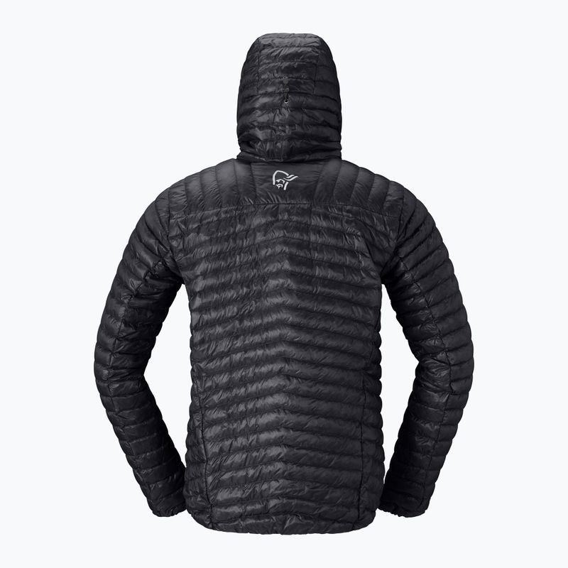 Men's down jacket Norrona Trollveggen Down800 Super Light Hood Caviar Black 6