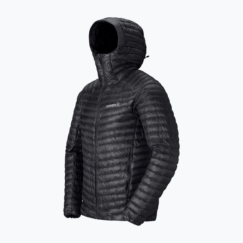 Men's down jacket Norrona Trollveggen Down800 Super Light Hood Caviar Black 7