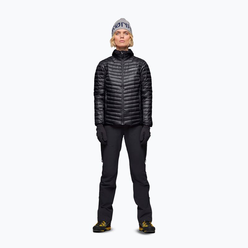 Women's down jacket NORRONA Trollveggen Down800 Super Light caviar black 2