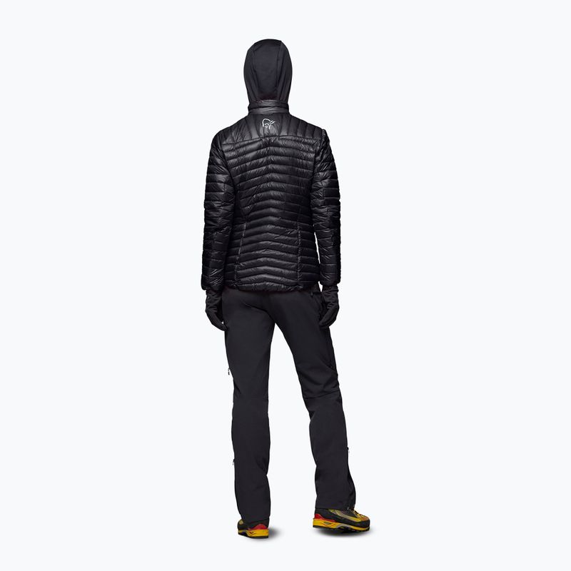 Women's down jacket NORRONA Trollveggen Down800 Super Light caviar black 3