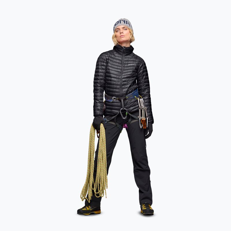 Women's down jacket NORRONA Trollveggen Down800 Super Light caviar black 4
