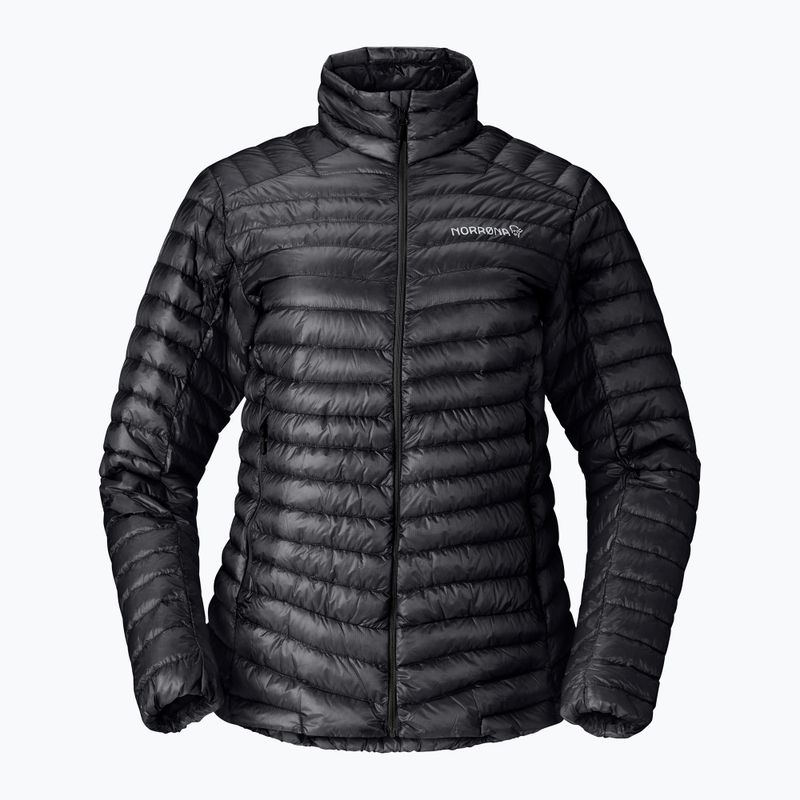 Women's down jacket NORRONA Trollveggen Down800 Super Light caviar black 6