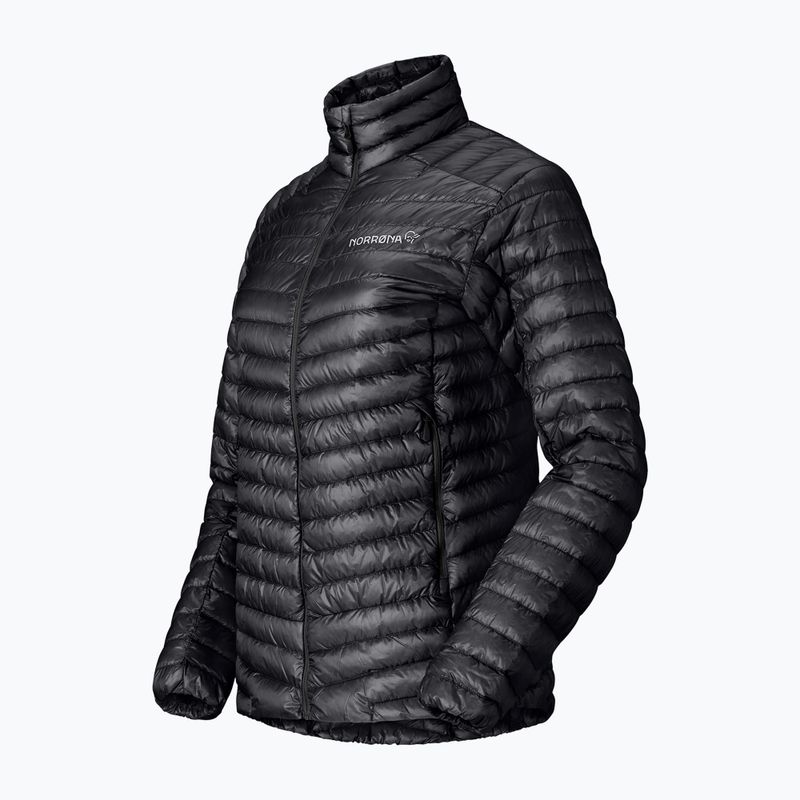 Women's down jacket NORRONA Trollveggen Down800 Super Light caviar black 8