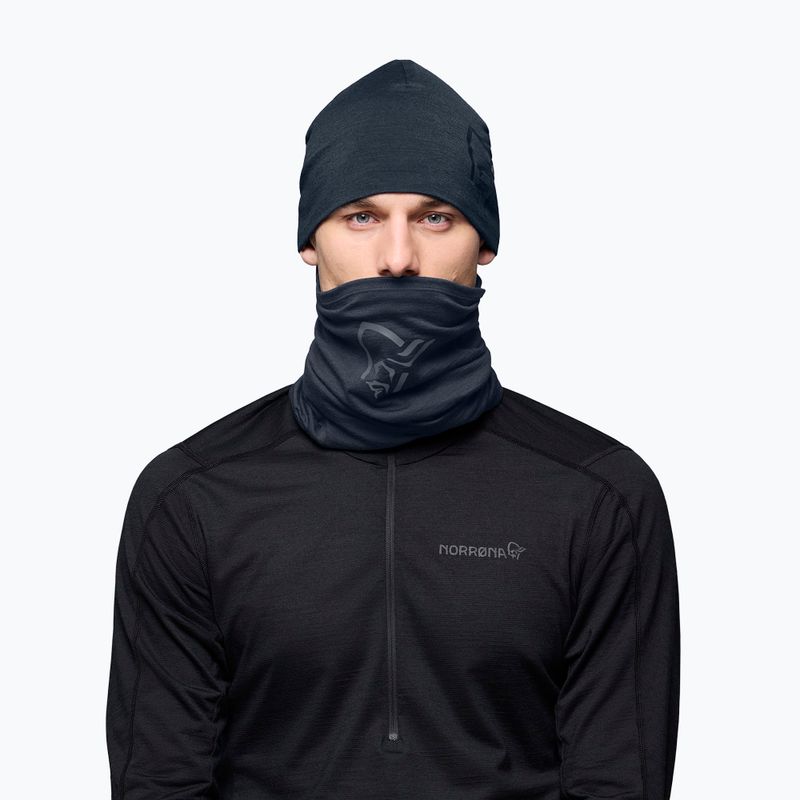 Snood NORRONA PureUll indigo night 3