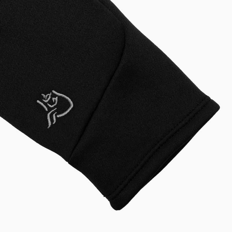 Gloves NORRONA Warm 2 Stretch caviar black 4