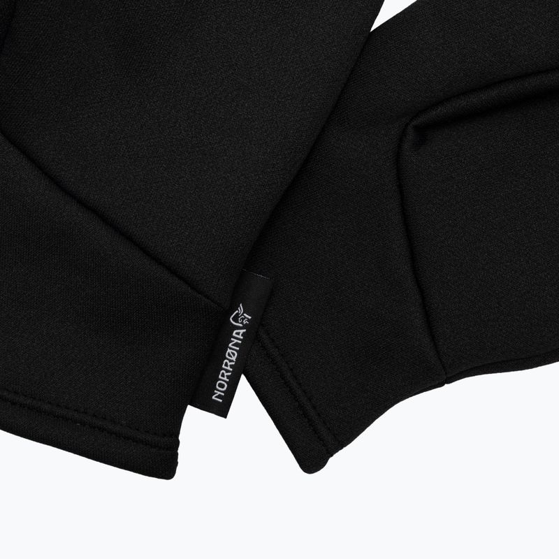 Gloves NORRONA Warm 2 Stretch caviar black 5