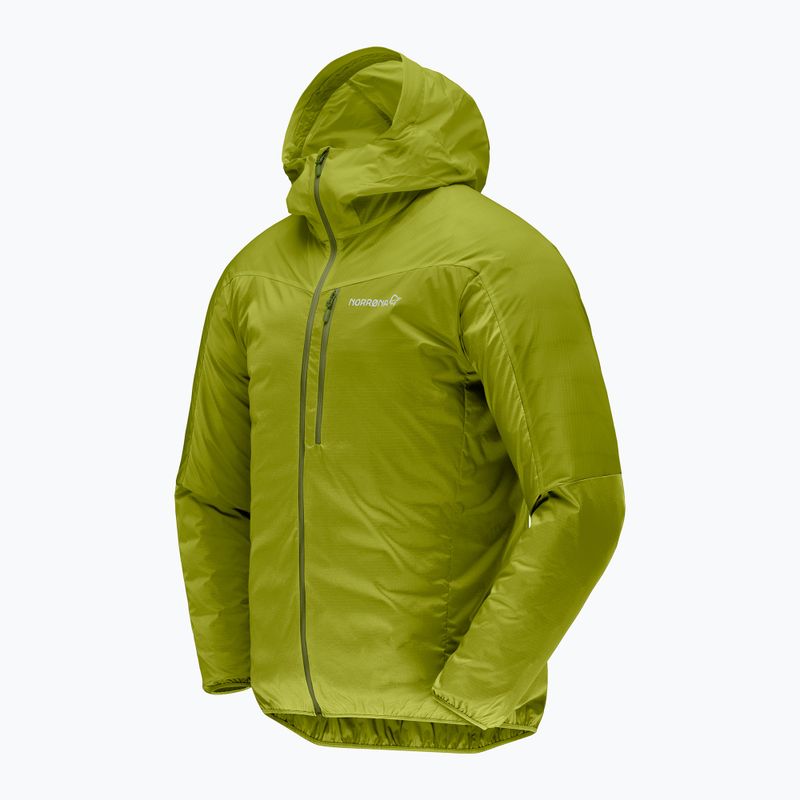 Men's wind jacket NORRONA Faketind Aero60 Zip Hood golden lime 3