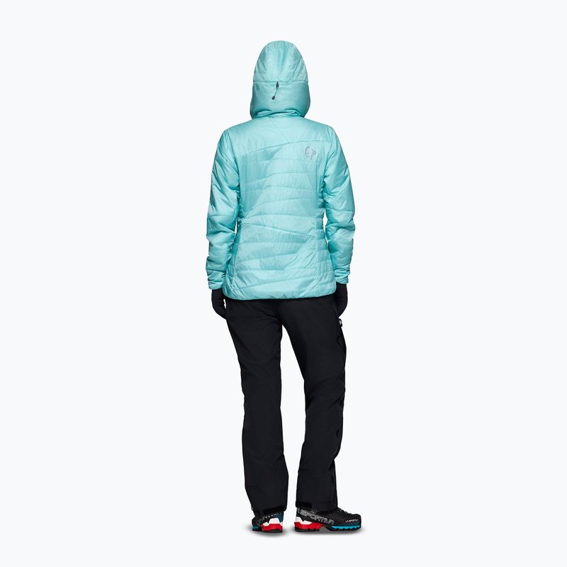 Women's insulated jacket NORRONA Faketind Thermo40 Zip Hoodie aqua haze 3