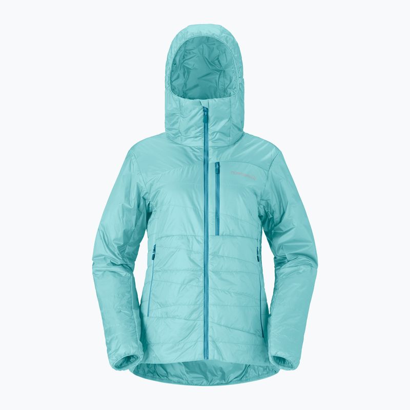 Women's insulated jacket NORRONA Faketind Thermo40 Zip Hoodie aqua haze 5