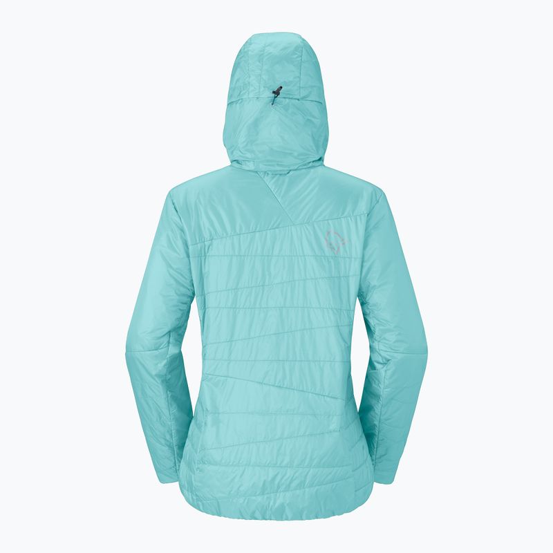 Women's insulated jacket NORRONA Faketind Thermo40 Zip Hoodie aqua haze 6