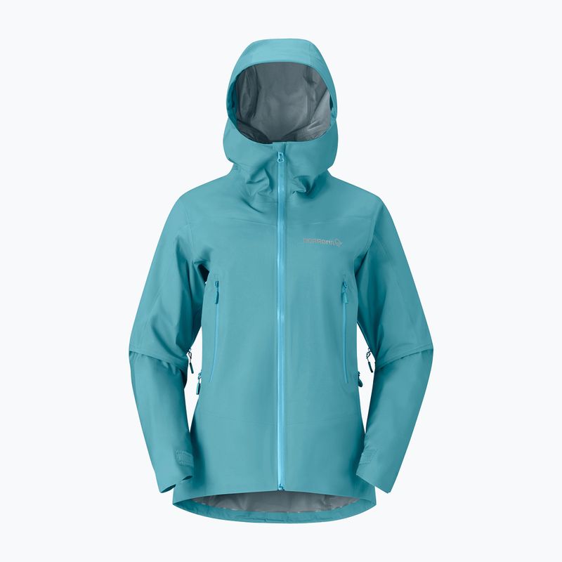 Women's rain jacket NORRONA Falketind Gore-Tex brittany blue 5