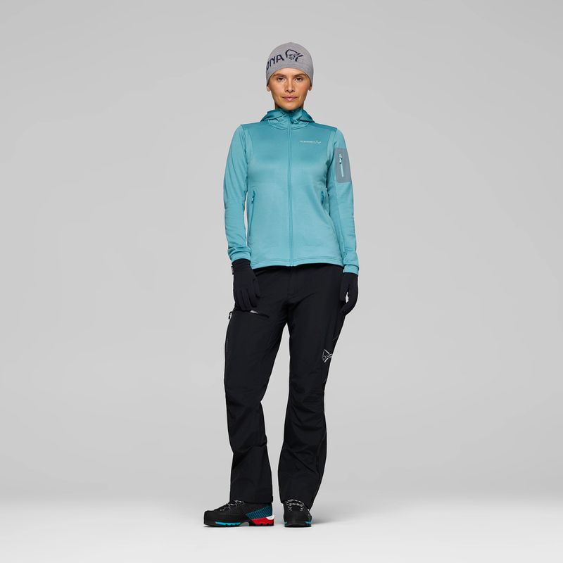 Women's trekking sweatshirt NORRONA Falketind Warm2 Stretch Hood brittany blue 2