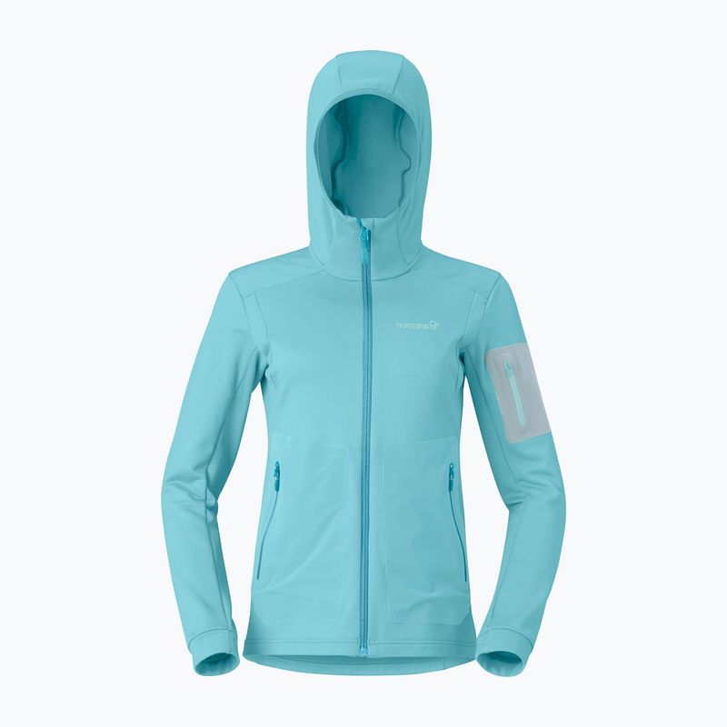 Women's trekking sweatshirt NORRONA Falketind Warm2 Stretch Hood brittany blue 5