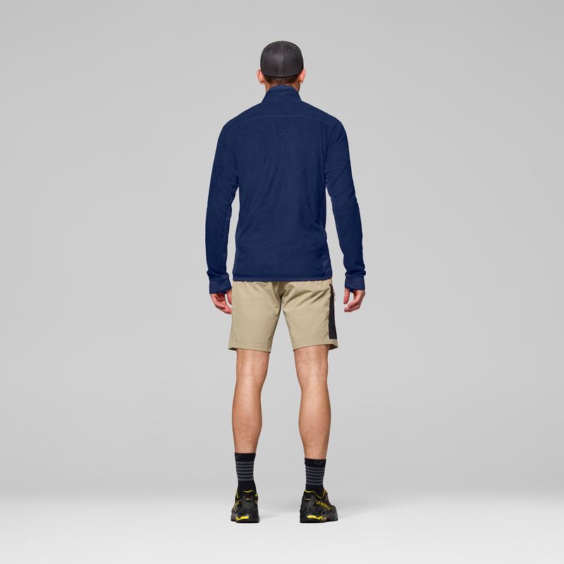 Men's fleece sweatshirt NORRONA Falketind Warm1 Active indigo night 3