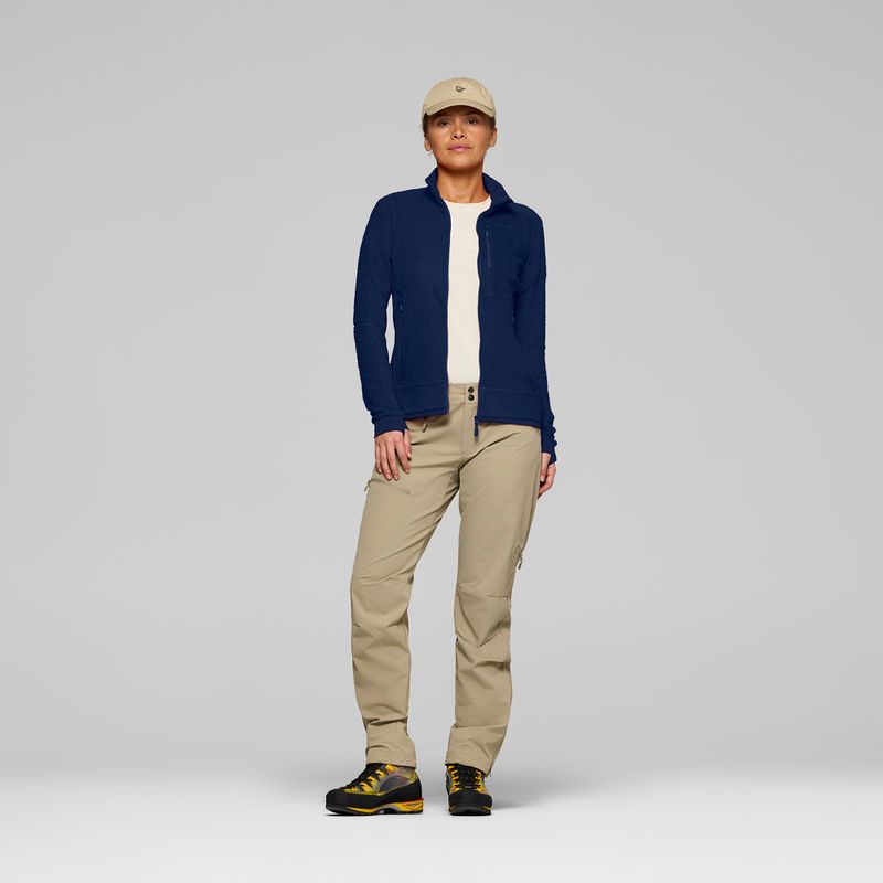 Women's fleece sweatshirt NORRONA Falketind Warm1 Active indigo night 2