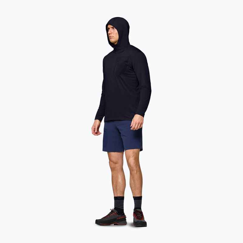 Men's trekking sweatshirt NORRONA Falketind Warm1 Hood caviar black 4