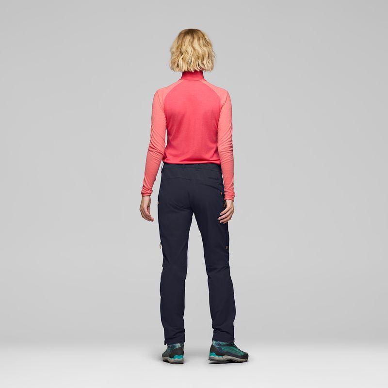 Women's trekking trousers Norrona Femund Flex1 caviar black 3