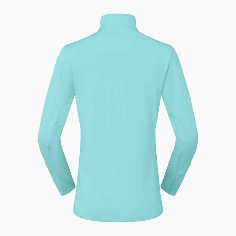 Women's trekking sweatshirt NORRONA Femund Warm1 Zip Neck aqua haze/trooper 6