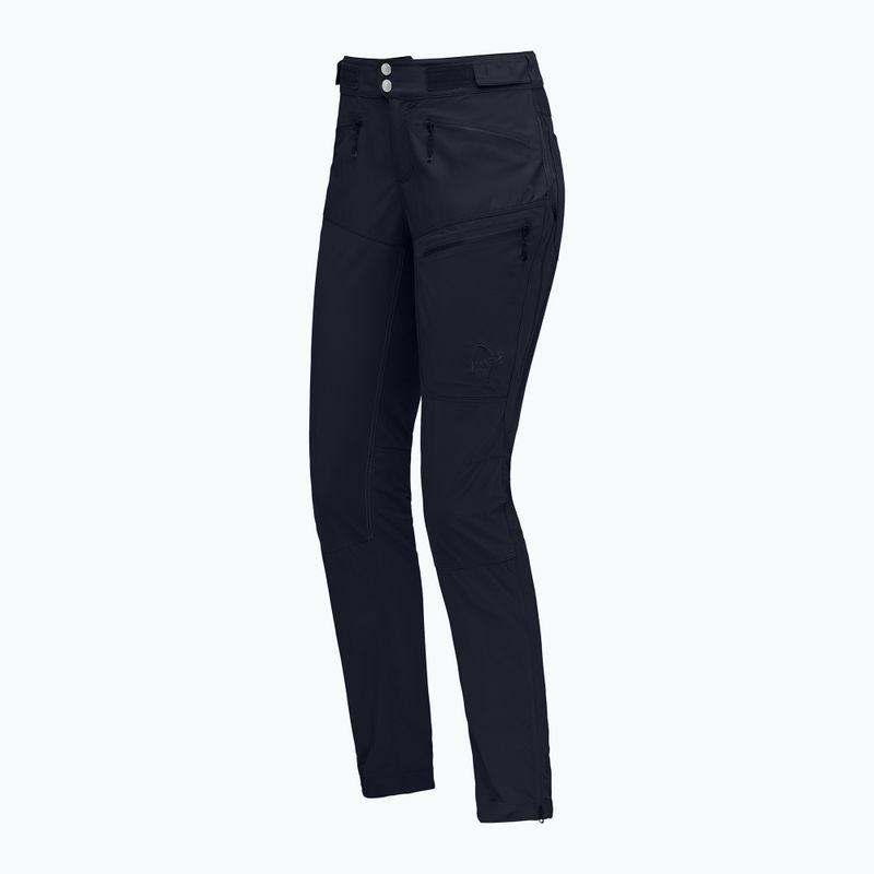 Women's trekking trousers NORRONA Femund Flex1 Lightweight caviar black 7
