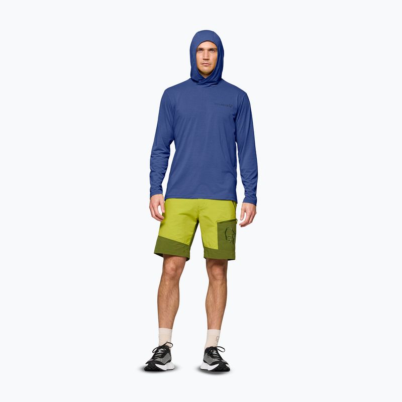 Men's trekking sweatshirt NORRONA Femund Tech Hood vintage indigo 2
