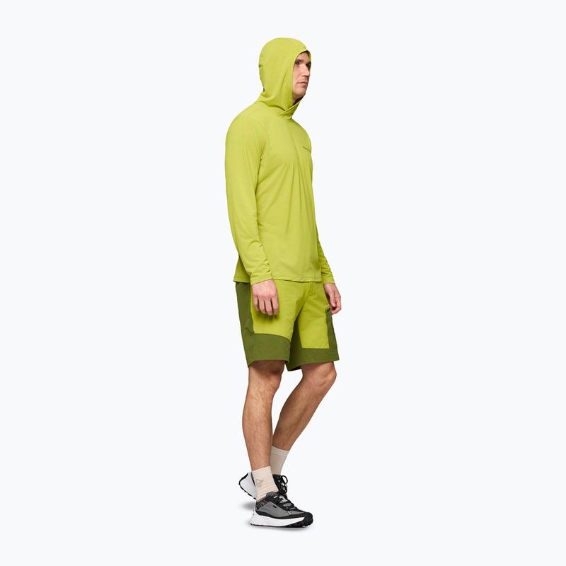 Men's trekking sweatshirt NORRONA Femund Tech Hood golden lime 4