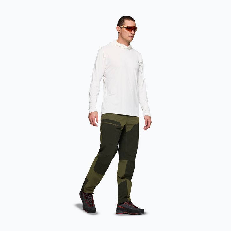 Men's trekking sweatshirt NORRONA Femund Tech Hood snow white 4