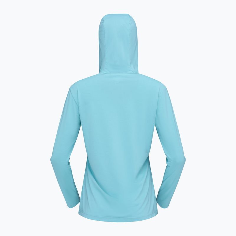 Women's trekking sweatshirt NORRONA Femund Tech Hood aqua haze 7