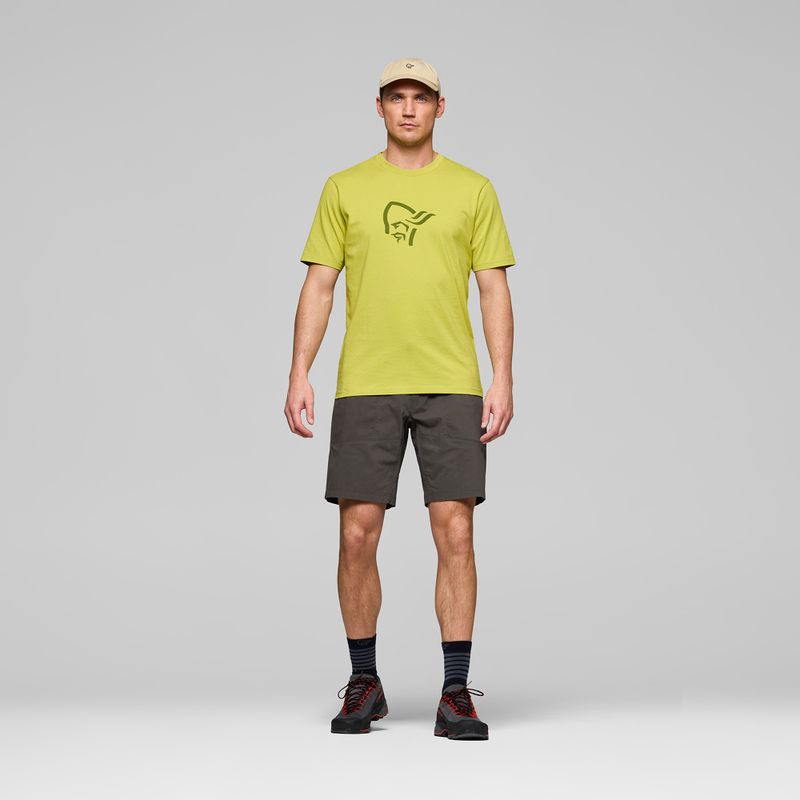 Men's T-shirt NORRONA Cotton Viking golden lime 2
