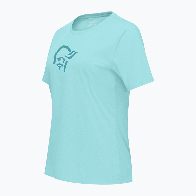 Women's T-shirt NORRONA Cotton Viking aqua haze 7