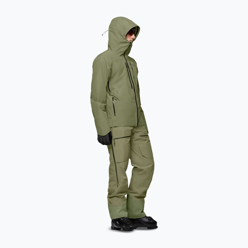 Men's ski jacket NORRONA Lofoten Gore-Tex Insulated deep lichen green 4