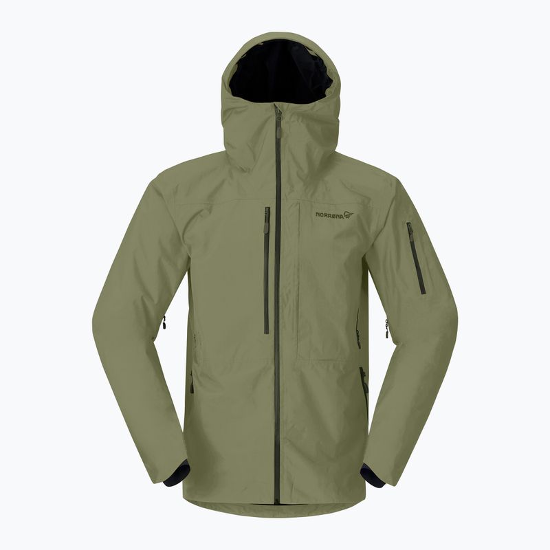 Men's ski jacket NORRONA Lofoten Gore-Tex Insulated deep lichen green 5