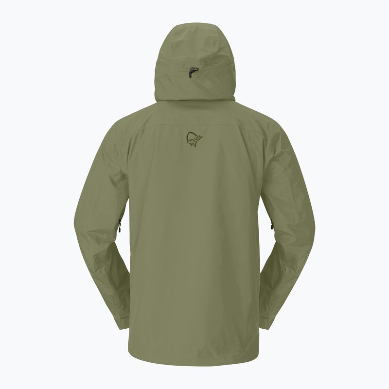 Men's ski jacket NORRONA Lofoten Gore-Tex Insulated deep lichen green 6